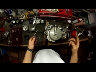 derbi engine disassembly part 1 scummybraap